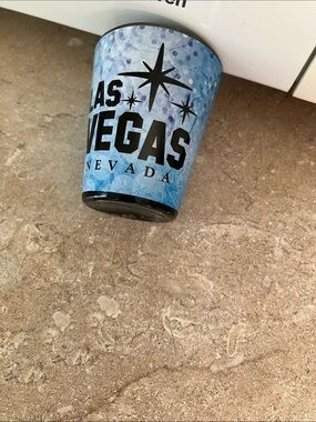 Las Vegas Nevada Blue Decorative Shot Glass
